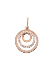 14K red gold pendant with Cubic zirconia 100001